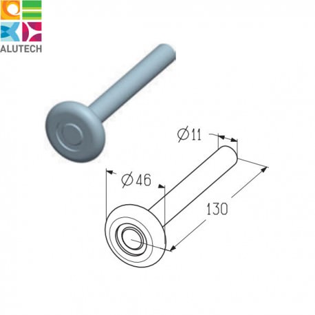 401920100 R-130-11-SS Alutech Ролик ходовый (шт.)