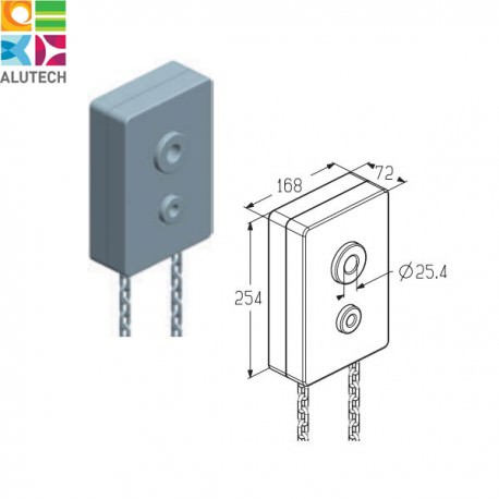 403900500 CH0501 Alutech Редуктор цепной (шт.)