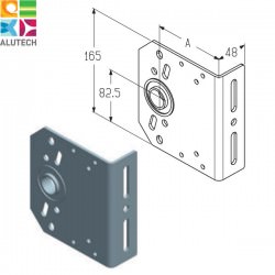 403430200 IB-86 Alutech Кронштейн промежуточный (шт.)