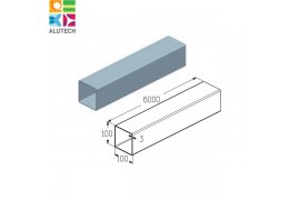 402440000 T-100-6000 Alutech Профиль несущий (м)