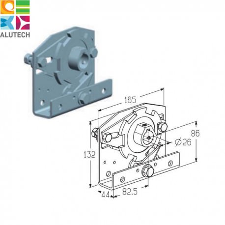 403730400 SBD-1L Alutech Муфта предохранительная храповая (шт.)