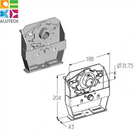 403730800 SBD-TSS5/4L Alutech Муфта предохранительная храповая (шт.)