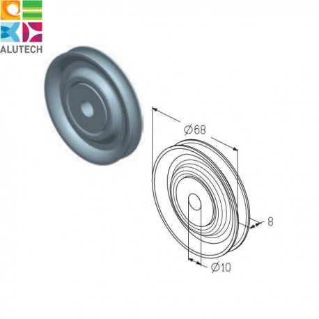 403660000 CRP-68 Alutech Шкив (шт.)