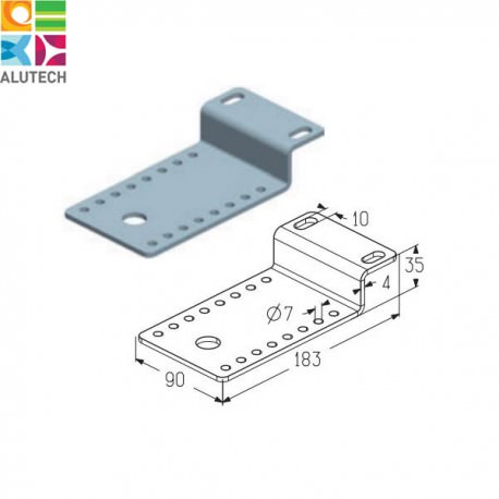 402600500 BSB0302 Alutech Кронштейн для демпфера (шт.)