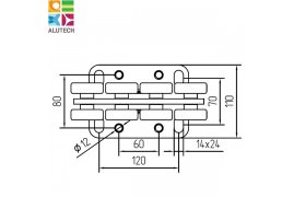 SGN.01.100 Alutech Опора роликовая (полимерные ролики), для ворот до 300 кг. Light (шт)