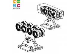 SGN.01.140 Alutech Опора роликовая (полимерные ролики), для ворот до 300 кг. Light (шт)
