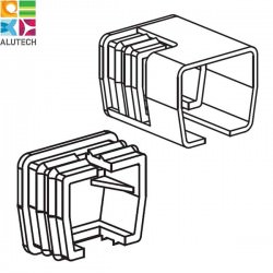 SGN.01.600 Alutech Заглушка для направляющей шины SG.01.002, SG.01.001 (шт)