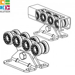SGN.02.140 Alutech Опора роликовая (полимерные ролики), для ворот до 500 кг. Light (шт)