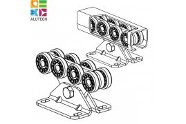 SGN.02.140 Alutech Опора роликовая (полимерные ролики), для ворот до 500 кг. Light (шт)