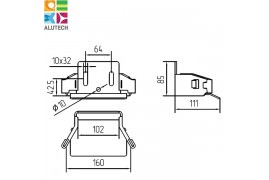 SGN.02.420 Alutech Улавливатель нижний (шт)