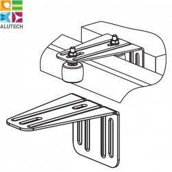 SGN.02.718 Alutech Кронштейн верхний, предотвращает раскачивание створки (шт)