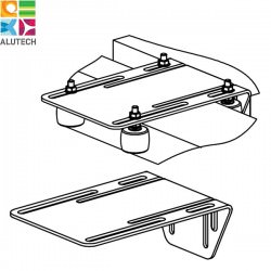 SGN.03.717 Alutech Кронштейн удлиненный (на 4 поддерживающих ролика) (шт)