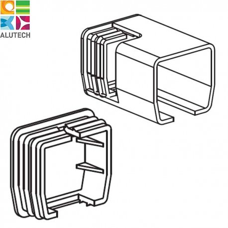 SGN.02.600 Alutech Заглушка для направляющей шины SG.02.002, SG.02.001 (шт)