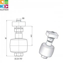 SG.01.710 Alutech Ролик резиновый (шт)