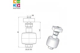 SG.01.710 Alutech Ролик резиновый (шт)