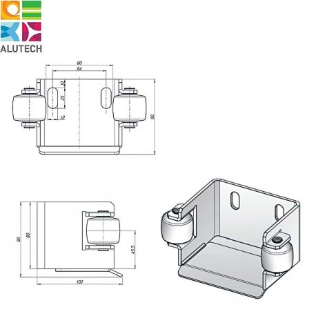 SG.01.400 Alutech Улавливатель нижний (шт)