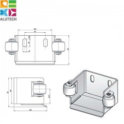 SG.02.400 Alutech Улавливатель нижний (шт)