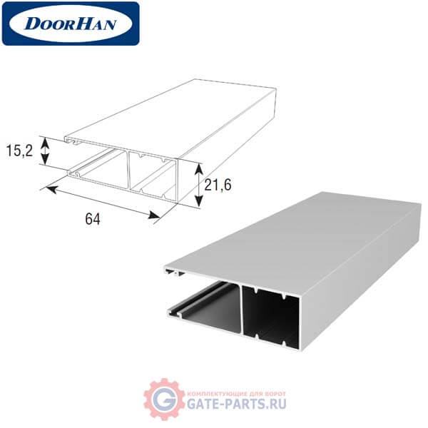 RG6404 DoorHan Направляющий профиль RG6404 бежевый (п/м)