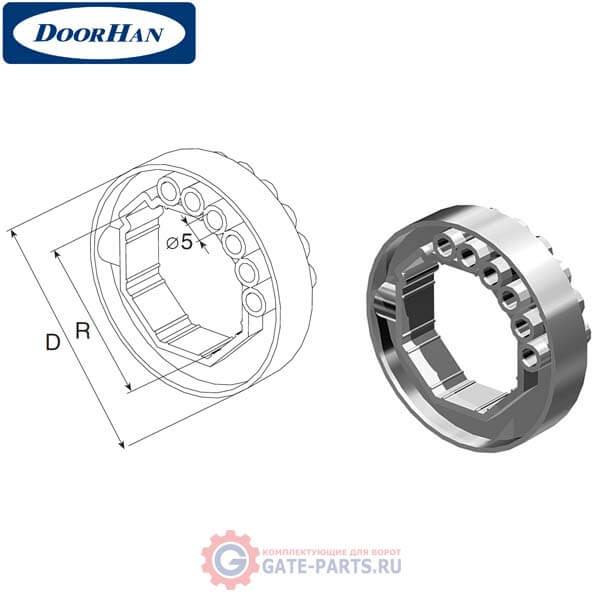 RD40 DoorHan Кольцо ригельное RD40