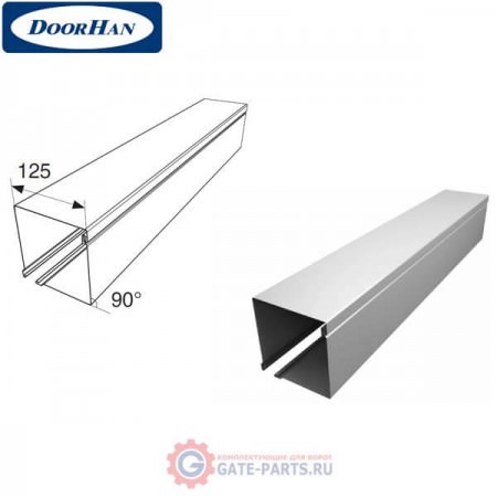 RB12502 DoorHan Короб защитный RB12502 коричневый (п/м)