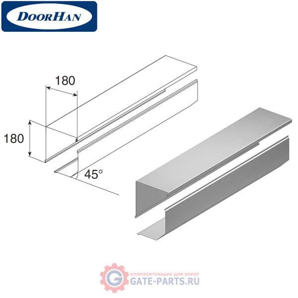 RB18006 DoorHan Короб защитный RB18006 синий (п/м)