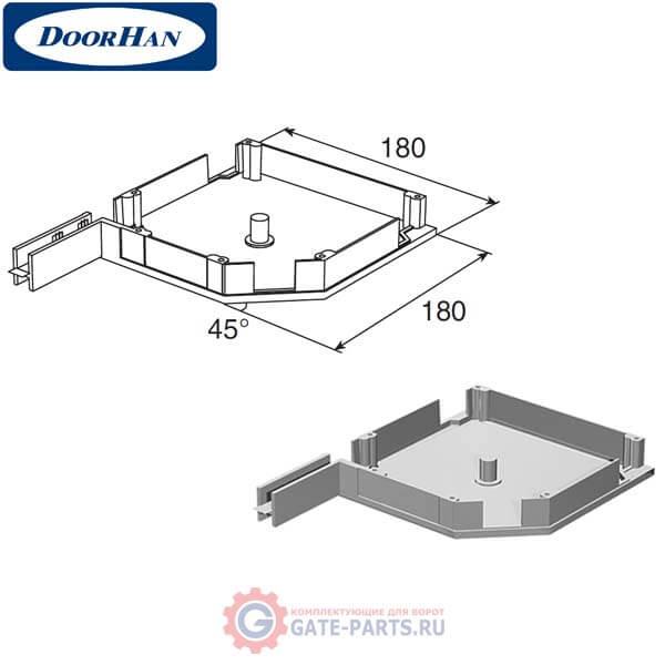 RK18001 DoorHan Крышка боковая RK18001 белая (пара)