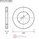 КК.125 М10 РОЛТЭК Комплект шайб Ф10 мм, 20 шт. (комплект)