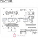 006 РОЛТЭК Опора роликовая ЕВРО (шт.)