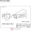 130.4 РОЛТЭК Направляющая RC35 (40x35x2,5) L-4000, оцинкованная (шт.)