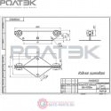 311.150.RC35 РОЛТЭК Тележка кабельная, грузоподъемность до 35 кг., диаметр подвеса 150 мм. (шт.)