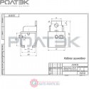 252.RC30 РОЛТЭК Держатель с боковым креплением, грузоподъемность до 80 кг. (шт.)