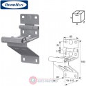N25234-3/RAL9003 DoorHan Боковая опора с держателем ролика