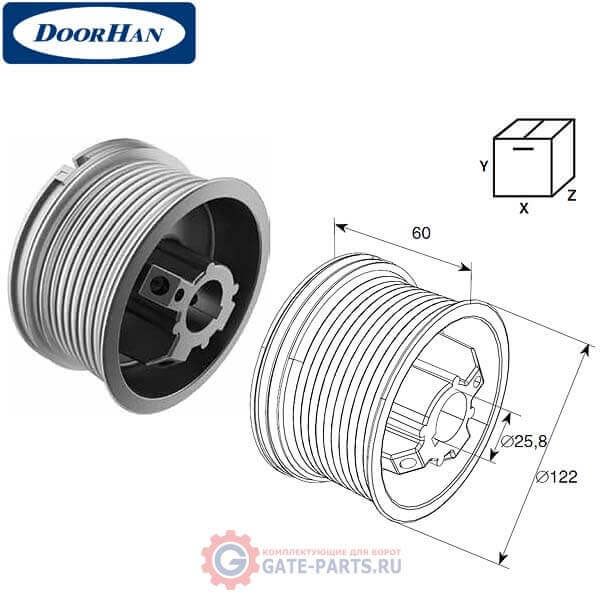 DH11001 DoorHan Барабан DH11001 (М102, Н2750) для стандартного подъема (пара)