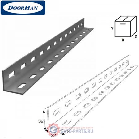 24601/M DOORHAN Установочный профиль (32х32х2 мм) (п/м)