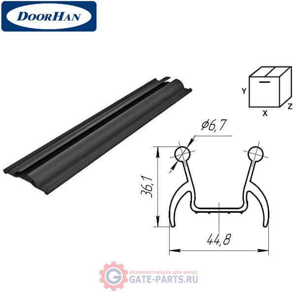 80042 DoorHan Уплотнитель боковой секционных ворот (погонный метр)