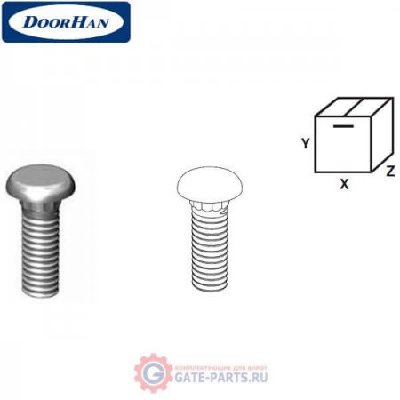 14011S DoorHan Болт для сборки направляющих укороченный